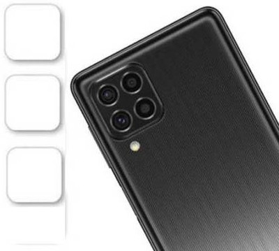 XAZE Back Camera Lens Glass Protector for SAMSUMG F62(Pack of: 3)