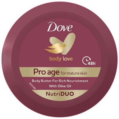 DOVE Body Love Pro Age Body Butter, for Mature Skin, Paraben Free  (240 g)