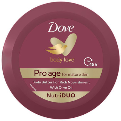 DOVE Body Love Pro Age Body Butter, for Mature Skin, Paraben Free (240 g)