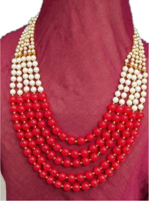 Grace Collections Pearl Gold-plated Plated Alloy Necklace