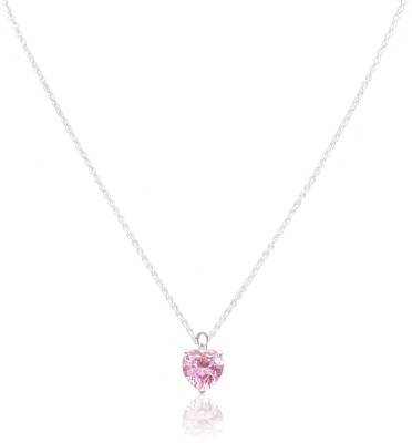 Beautiful Pink and White American Diamond Necklace  American diamond  necklaces, Pink jewelry, American diamond