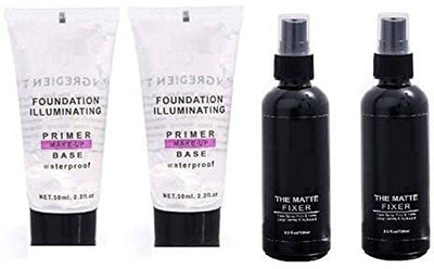 K.Y.L.Plus WATERPROOF FIXER PRIMER (TRANSPARENT) Primer - 150 ml (WHITE)(4 Items in the set)