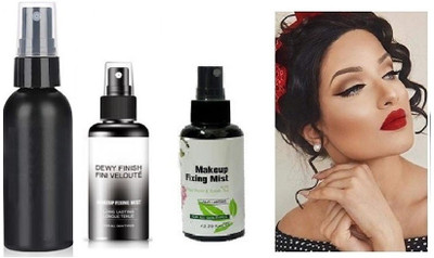 tanvi27 MAKEUP FIXER LONG LASTING FIXER COMBO MATTE FIXER AND MAKEUP FIXING MIST WITH DEWY FINISH MAKEUP FIXER 3 DIFFERENT TYPE OF MAKEUP SETTING SPRAY ALL SKIN TYPE Primer - 260 ml(TRANSPARENT) tanvi27 MAKEUP FIXER LONG LASTING FIXER COMBO MATTE FIXER AND MAKEUP FIXING MIST WITH DEWY FINISH MAKEUP FIXER 3 DIFFERENT TYPE OF MAKEUP SETTING SPRAY ALL SKIN TYPE Primer - 260 ml(TRANSPARENT)