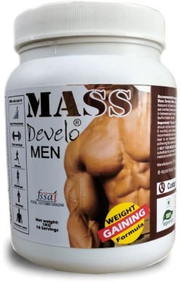 DEVELO MASS/WEIGHT GAINER FOR MEN/BOYS Weight Gainers/Mass Gainers(1 kg, BANANA)