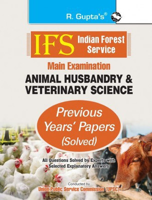 IFS: Main Exam (Animal Husbandry & Veterinary Science) Previous Years' Papers (Solved)(Paperback, By R Gupta)