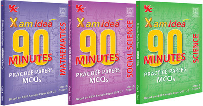 Xam Idea 90 Minutes Practice Papers Class 10, Set Of 3 (Science, Social Science And Mathematics) For Term-I (As Per Latest CBSE Updates)(Paperback, Xamidea Editorial Board)