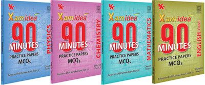 Xam Idea 90 Minutes Practice Papers Class 12, Set Of 4 (Physics, Chemistry, Mathematics & English) For Term-I (As Per Latest CBSE Updates)(Paperback, Xamidea Editorial Board)