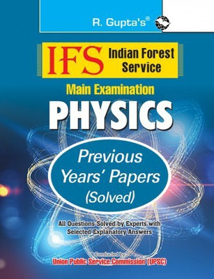 IFS: Main Exam (Physics) Previous Years' Papers (Solved)(Paperback, By R Gupta)