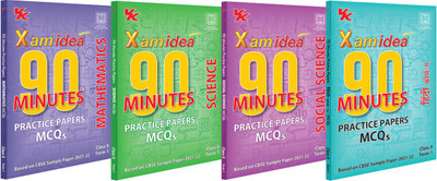 Xam Idea 90 Minutes Practice Papers Class 10, Set Of 4 (Science, Social Science, Mathematics & Hindi A) For Term-I (As Per Latest CBSE Updates)(Paperback, Xamidea Editorial Board)