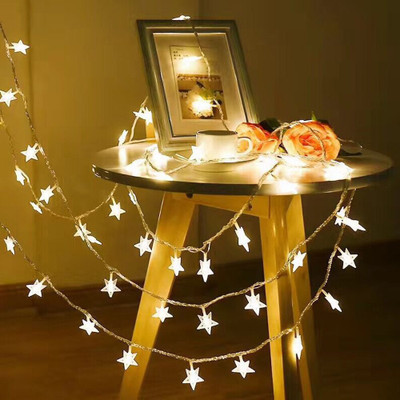 Kingdom 40 LEDs 5.08 m Gold Steady Star Rice Lights(Pack of 1)