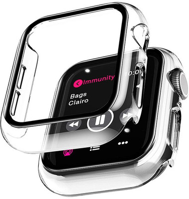 KAZUKI Edge To Edge Tempered Glass for Premium Watch Case Cover Compatible with Apple Watch Series 1(42mm) | Series 2 (42mm) | Series 3 (42mm) | Shockproof Hard Case | Build-in Tempered Glass Screen Protector |42mm (Transparent)(Pack of 1) KAZUKI Edge To Edge Tempered Glass for Premium Watch Case Cover Compatible with Apple Watch Series 1(42mm) | Series 2 (42mm) | Series 3 (42mm) | Shockproof Hard Case | Build-in Tempered Glass Screen Protector |42mm (Transparent)(Pack of 1)
