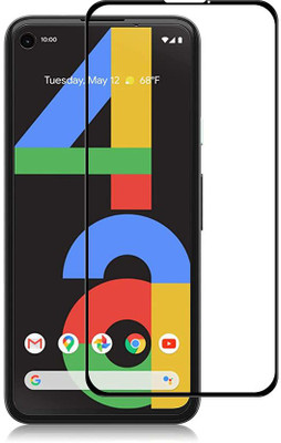 LIKEDESIGN Edge To Edge Tempered Glass for Google Pixel 4a, Pixel 4a(Pack of 1)
