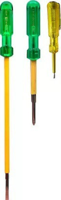 S Store 903I long and 904I short insulated 2 in 1 screwdriver tester pack of 3 combo Combination Screwdriver Set (Pack of 1) Combination Screwdriver Set(Pack of 3)