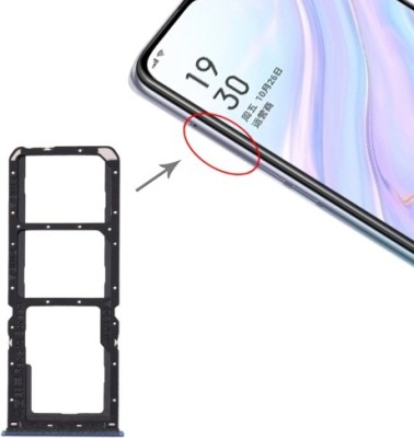 Anixen Sim Card Tray(Compatible With OPPO A12 : DAR BLUE)