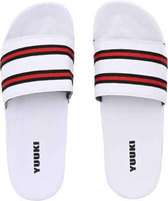 YUUKI Women Slides(White , 7)