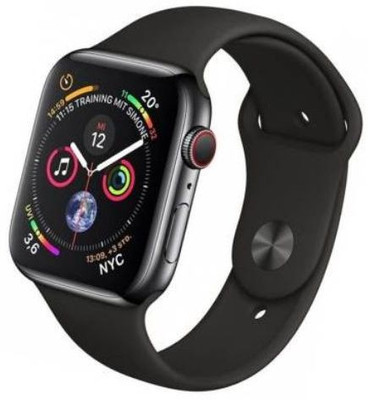 GUGGU VBP_258J T55 Series 5 Smart Watch Smartwatch(Black Strap, XL)