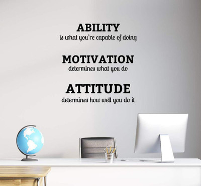 DICTON HUB 59 cm Motivation Removable Sticker(Pack of 1)