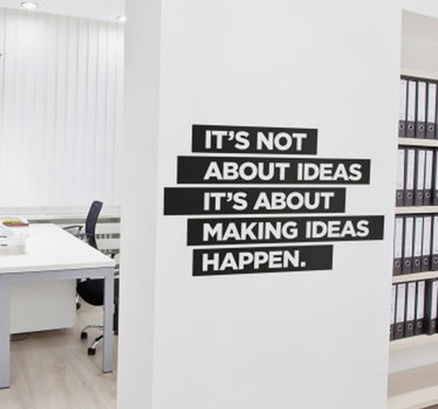 DICTON HUB 59 cm Motivation Removable Sticker(Pack of 1)