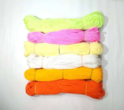 UVV PINK, CREAM, LIGHT GREEN, YELLOW, ORANGE, WHITE Thread(8 m Pack of6)