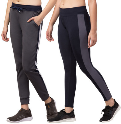 Bluecon Striped Women Multicolor Track Pants
