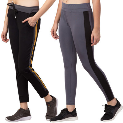 Bluecon Striped Women Multicolor Track Pants
