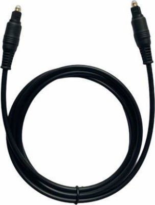 TheTheJal  TV-out Cable Digital Optic Fibre Cable 1.5 Meter, Transmission Bandwidth up to 250Mb/s 1.5 m Fiber Optical Cable (Compatible with Mobile, Laptop, Tablet, Mp3, Gaming Device, Black, One Cable)(Black, For TV)
