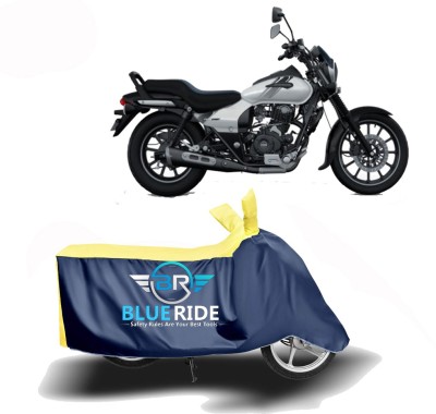 BLUERIDE Two Wheeler Cover for Bajaj(Avenger 220 Street, Blue, Yellow)