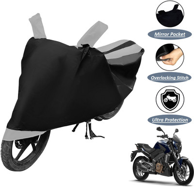 Amanzo Waterproof Two Wheeler Cover for Bajaj(Dominar 400, Silver)