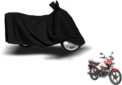 Amanzo Waterproof Two Wheeler Cover for Hero(Splendor I Smart, Black)