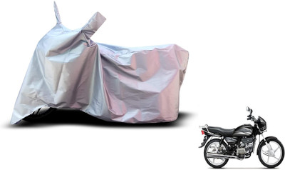Amanzo Waterproof Two Wheeler Cover for Hero(Splendor Plus, Silver)