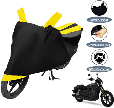 Amanzo Waterproof Two Wheeler Cover for Harley Davidson(Street 750, Yellow)