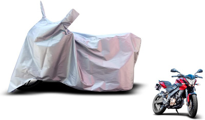 Amanzo Waterproof Two Wheeler Cover for Bajaj(Pulsar 200 NS DTS-i, Silver)