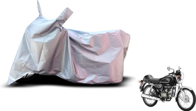 Amanzo Waterproof Two Wheeler Cover for Hero(Splendor Pro Classic, Silver)