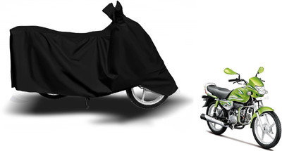 Amanzo Waterproof Two Wheeler Cover for Hero(HF Deluxe Eco, Black)