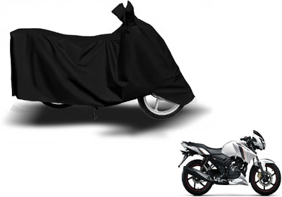 Amanzo Waterproof Two Wheeler Cover for TVS(Apache RTR 160, Black)