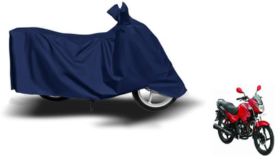 Amanzo Waterproof Two Wheeler Cover for Hero(Glamour FI, Blue)