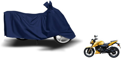 Amanzo Waterproof Two Wheeler Cover for TVS(Apache RTR 200, Blue)