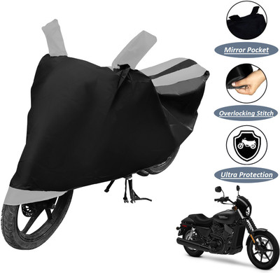 Amanzo Waterproof Two Wheeler Cover for Harley Davidson(Street 750, Silver)