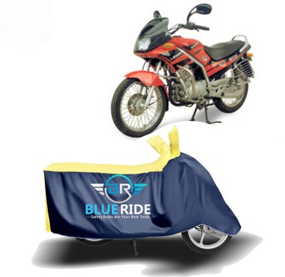 BLUERIDE Two Wheeler Cover for Kinetic(GF 170, Blue, Yellow)