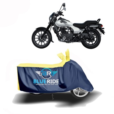 BLUERIDE Two Wheeler Cover for Bajaj(Avenger Street 220, Blue, Yellow)