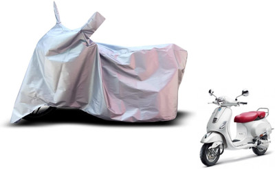 Amanzo Waterproof Two Wheeler Cover for Vespa(Vespa VXL 125, Silver)