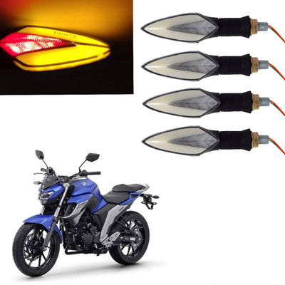 Vagary Front, Rear LED Indicator Light for Yamaha FZ(Red, Yellow)