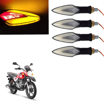 Vagary Front, Rear LED Indicator Light for Bajaj Boxer(Red, Yellow)