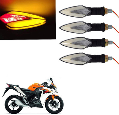 Vagary Front, Rear LED Indicator Light for Honda CBR 150R(Red, Yellow)