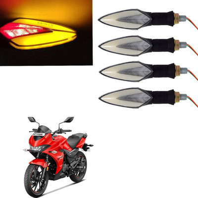 Vagary Front, Rear LED Indicator Light for Hero Xtreme LATEST(Red, Yellow)
