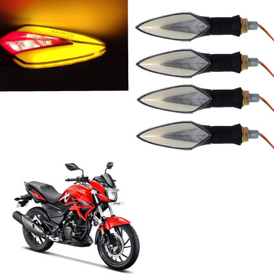Vagary Front, Rear LED Indicator Light for Hero Xtreme(Red, Yellow)