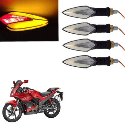 Vagary Front, Rear LED Indicator Light for Hero Karizma ZMR(Red, Yellow)