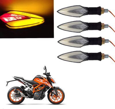 Vagary Front, Rear LED Indicator Light for KTM Duke 390(Red, Yellow)