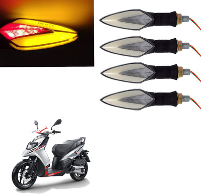 Vagary Front, Rear LED Indicator Light for Universal For Bike Universal For Bike(Red, Yellow)