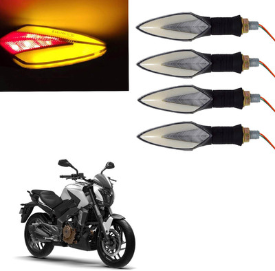 Vagary Front, Rear LED Indicator Light for Bajaj Universal For Bike(Red, Yellow)